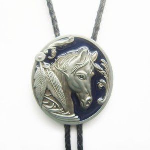 Horse Badge Necklace For Men